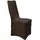 Beautissu Stuhlhusse Leona Braun 95 x 45 cm