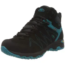Brütting Mount Kapela High Damen Cross-Laufschuh, Schwarz/ Türkis, 39 EU