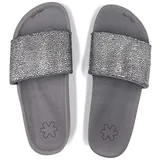FLIP*FLOP Pool Metallic Cracked Grau 36