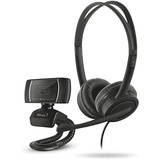 Trust Doba 2-in-1 Home Office Set, On-Ear USB Schwarz