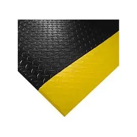 COBA Europe Arbeitsplatzmatte PVC 120 cm Schwarz/Gelb