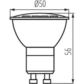 Philips LED-Lampe Classic Spot 4.6W/830 (50W) 36° GU10