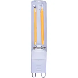 SEGULA LED-Leuchtmittel "LED G9 Stift 2,5W 2700K klar", G (A-G), transparent, L:68cm Ø:14cm, Leuchtmittel, dimmbar, G9 Stift 2,5W 2700K, klar