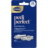Dr. Scholl’s NanoTech-Ersatzrollenköpfe für Pedi Perfect Pro Elektronische Fußfeile – Gemischte Packung, 2x Ultra Grob für Harte Haut, und Polieren, für Anwendung auf nassen & trockenen Füßen