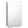 vidaXL LED-Bad-Spiegelschrank 60 cm weiß