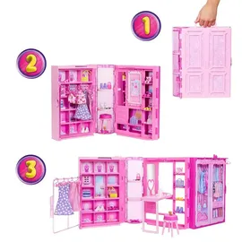 Barbie Traumkleiderschrank mit Puppe
