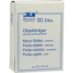 Objektträger 26x76 geputzt 50 St