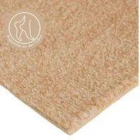 Andiamo Teppichboden ANDIAMO "Catania, Velours, Gesamthöhe 7,5 mm, Luxusklasse LC1", beige (dunkelbeige), B:400cm L:400cm, Kunstfaser, Teppiche, meliert, Breite 400 cm oder 500 cm, strapazierfähig & pflegeleicht
