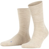 Falke Unisex Socken, Walkie Light SO Wolle einfarbig 1 Paar, Beige (Sand 44-45