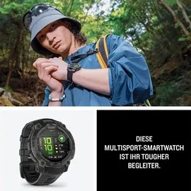 Garmin Instinct 3 Solar 45 mm Schwarz / Schwarz