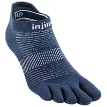 injinji Run Lightweight No-Show Sneakersocken blau L