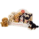 Teddy-Hermann Hermann 91952 Hunde sitzend 15 cm, 4-fach sortiert