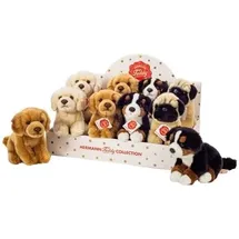 Teddy-Hermann Hermann 91952 Hunde sitzend 15 cm, 4-fach sortiert