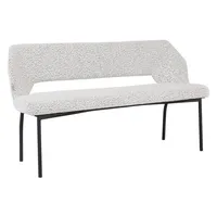 Must Living Bank Bloom 150 cm, Boucle Hellgrau