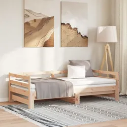Ausziehbares Tagesbett ohne Matratze 90x190 cm
