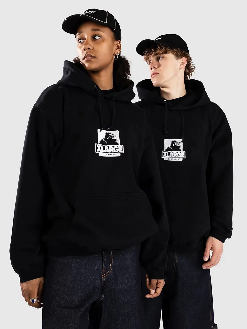 XLARGE Og Logo Hoodie black Gr. M