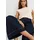 bonprix Weite Jeans Loose Fit Passform, High Waist, mit Bundfalten blau 42