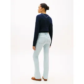 Tommy Hilfiger Bootcut-Jeans "DNM TAM BOOTCUT RW", Damen, Gr. 34, Länge 32, tam, Denim/Jeans, Obermaterial: 99% Baumwolle, 1% Elasthan, unifarben, regular fit, Jeans