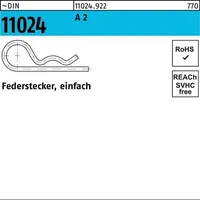 Industrial Quality Supplies DIN 11024-E Federstecker A 2 DrahtØ