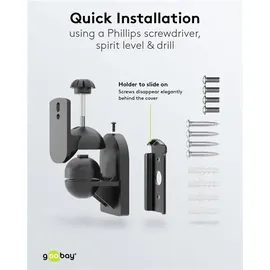 goobay 49393 Lautsprecherwandhalterung