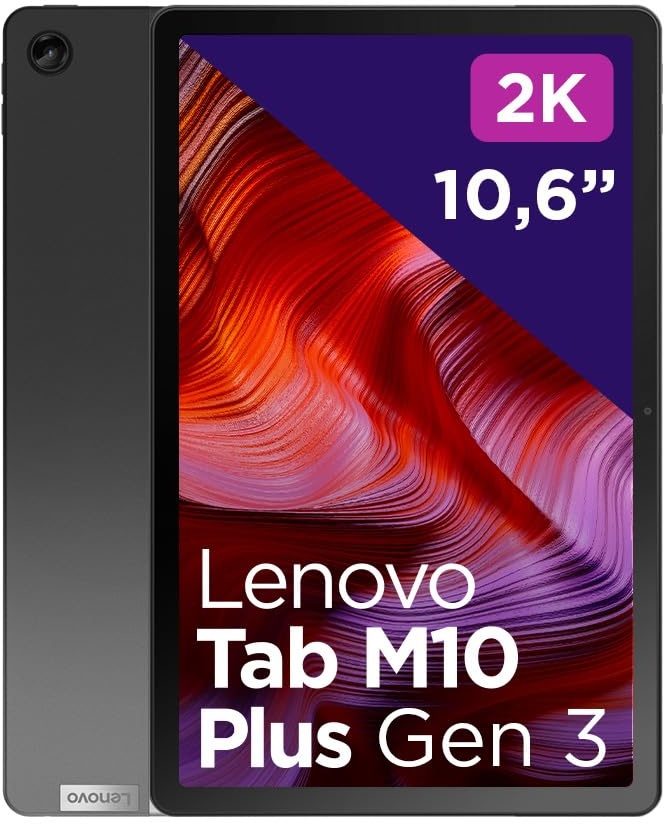 Lenovo Tab M10 Plus (3. Gen) Tablet | 10,6" 2K Touch Display | Qualcomm Snapdragon SDM680 | 4GB RAM | 128GB SSD | Android 13 | LTE | grau