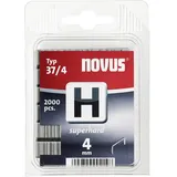 Novus Tackerklammern Typ H 37 4 mm 2000 Stück (002148)