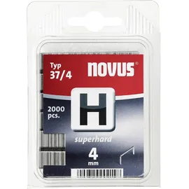 Novus Tackerklammern Typ H 37 4 mm 2000 Stück (002148)