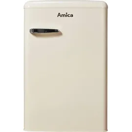 Amica KSR 361 160 B Retro-Kühlschrank (108 l, 875 mm hoch, Beige)