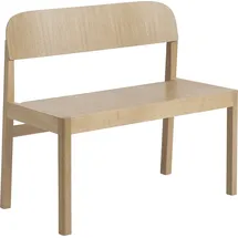 Muuto Sitzbank Workshop Eiche Natur Beige