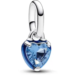 Pandora 793042C02 Anhänger Silber Blaues Chakra Herz