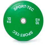 Hantelscheibe Olympia Bumper Plate, 50 mm, 10 kg, grün