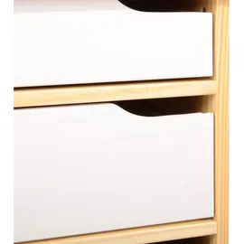 Idimex Schreibtisch HUGO Kiefer massiv / Weiß