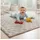 SanoSoft Sanosoft® Soft-Cord Krabbeldecke - rutsch- & wasserfest - Öko Tex & Made in Germany (Natur/Creme, 130x150cm)