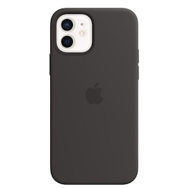 Apple iPhone 12 | 12 Pro Silikon Case mit MagSafe schwarz