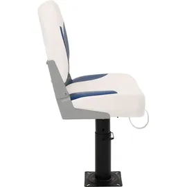 vidaXL Bootssitz mit Podest Höhenverstellbar 360° Drehbar