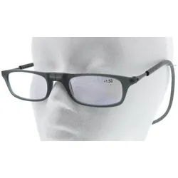 Magnetlesebrille zum Umhängen München grau mit Blaulichtfilter