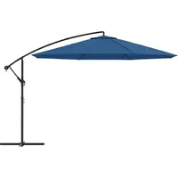 VidaXL Ampelschirm Ø 350 cm blau 47131