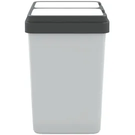 deluke Mülleimer 50 l Weiß