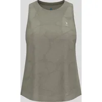 Odlo Damen Zeroweight Engineered Chill-Tec Top (Größe M, gruen)
