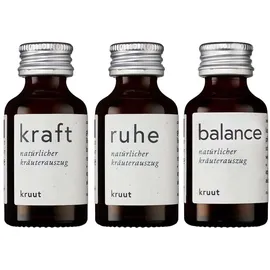 Kruut Probierset Kräuterauszüge bio (3x15ml)