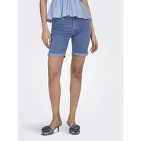 Only ONLRAIN LIFE MID LONG DNM SHORTS blau XS