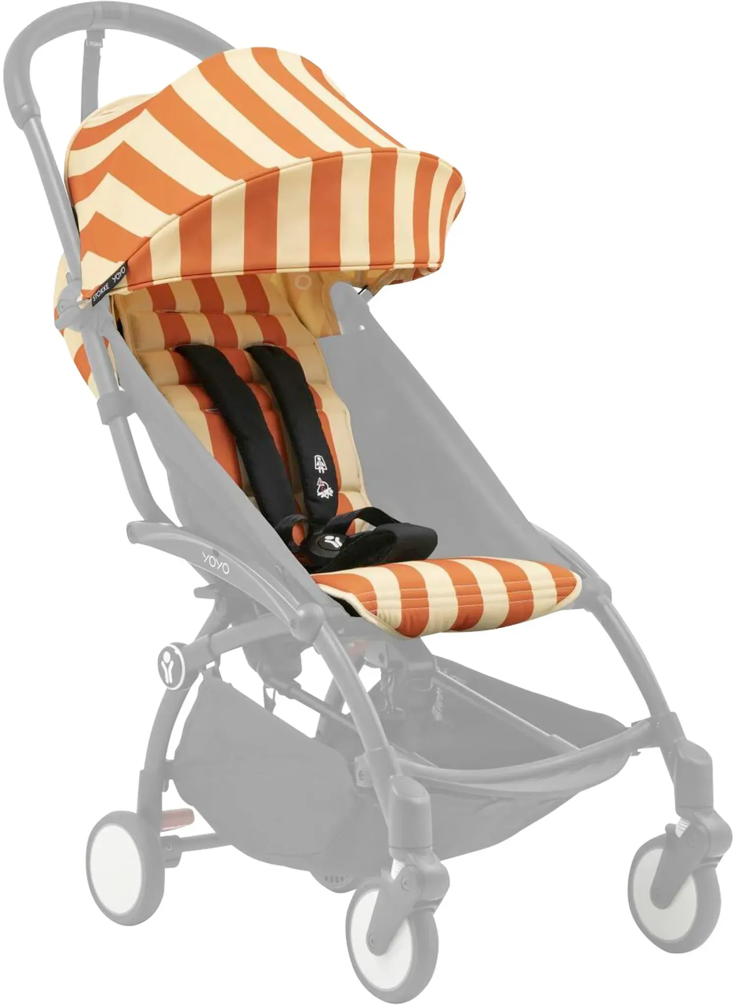 Stokke® YOYO3 Textilset 6+ Riviera, beige | mehrfarbig | blau | rot