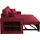 Habitat et Jardin Ecksofa axel Rot/Gelb