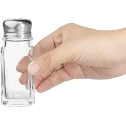 Gastronoble Olympia Salz- und Pfefferstreuer Nostalgie | 6 cl | Glas | 24 Salzstreuer