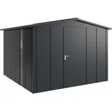 Hörmann Metall-Gerätehaus Juno JSD14 L-Sk 7016) 1-flg R F Satteldach