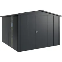 Hörmann Metall-Gerätehaus Juno JSD14 L-Sk 7016) 1-flg R F Satteldach