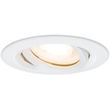 Paulmann LED Nova rund GU10/GU5.3 weiß Einbauleuchte (936.61)