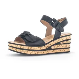 Gabor Damen Sandaletten, Frauen Sandalen,Best Fitting,Sommerschuhe,Freizeitschuhe,offene Schuhe,Strandschuhe,schwarz (So.schw.),42 EU 8 UK - 42 EU
