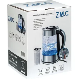 ZMC Wasserkocher mit Temperaturwahl 1,8 l
