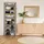 Intirilife Stoffschrank Beige, Textil 28x170x58 cm Schlafzimmer, Kleiderschränke, Stoffschrank